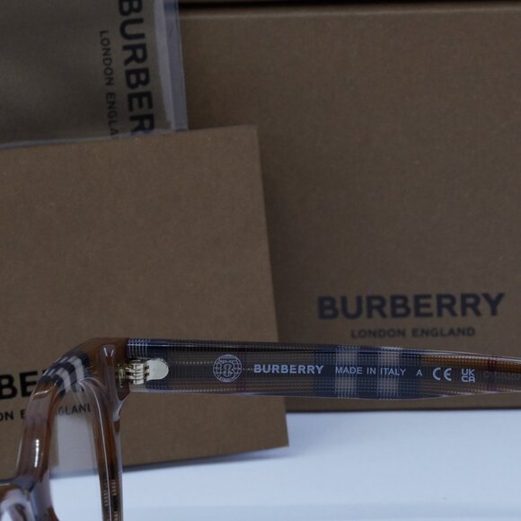 Final Price! Burberry BE2375 3966 Check Brown Eyeglasses 51mm - Picture 8 of 8